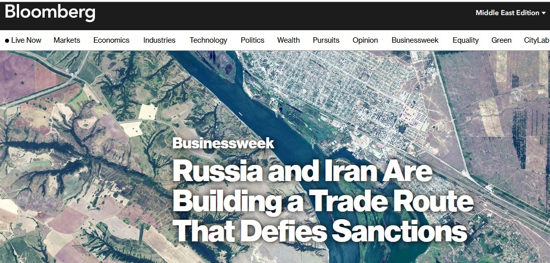 ایران،‌ مسیر جدید عبور کالاهای روسیه / سنت پترزبورگ - چابهار - بمبئی