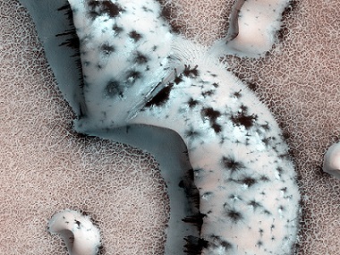 رنگ بهار در سیاره چهار فصل مریخ هویدا شد (+عکس)