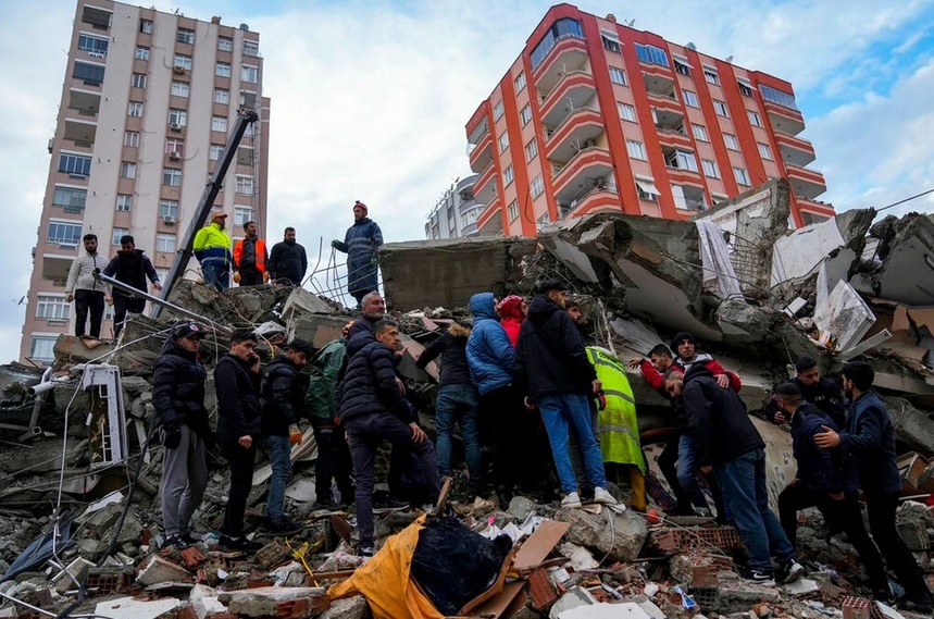 زلزله ترکیه و سوریه