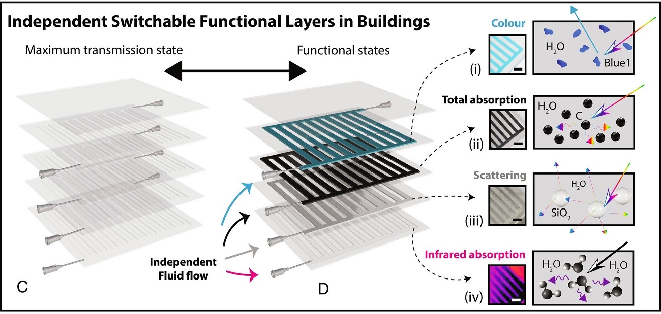 پنجره مایع با الهام از پوست ماهی مرکب می تواند به ساختمان ها در صرفه جویی انرژی کمک کند پنجره مایع با الهام از پوست ماهی مرکب می تواند به ساختمان ها در صرفه جویی انرژی کمک کند