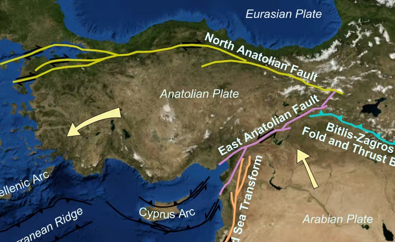 بررسی وقوع زمین لرزه از منظر زمین شناسی/ چرا و چگونه زمین لرزه ترکیه – سوریه رخ داد؟