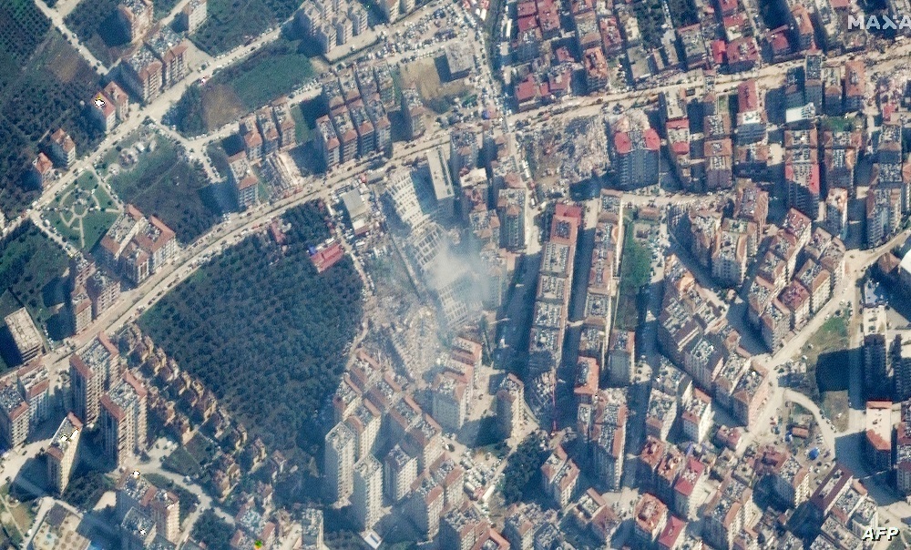 قبل و بعد از زلزله ترکیه و سوریه (عکس)