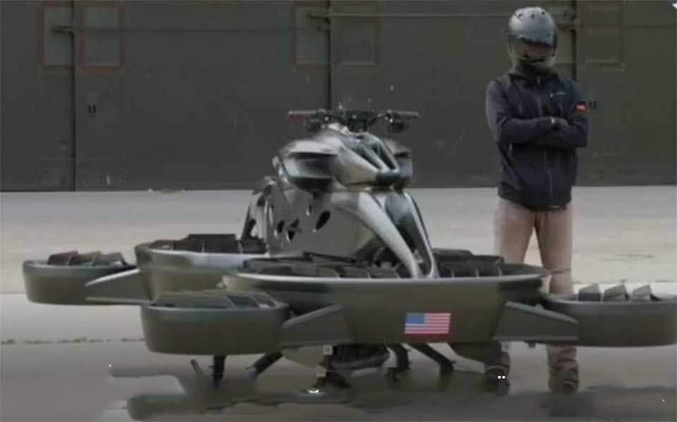 موتورسیکلت پرنده‌ای که ۴۰ دقیقه پرواز می‌کند؛ از هاوربایک استارت آپ ژاپنی رونمایی شد