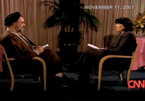 لغو مصاحبه کریستین امانپور و رئیسی به دلیل روسری