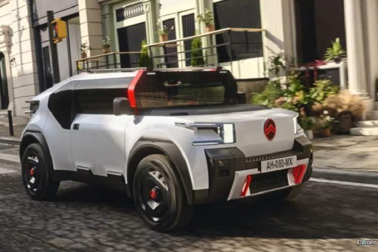 خودروی برقی عجیبی که در ساخت آن از مقوا هم استفاده شده است