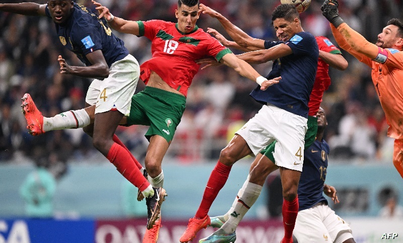 حاشیه  های بازی مراکش – فرانسه 