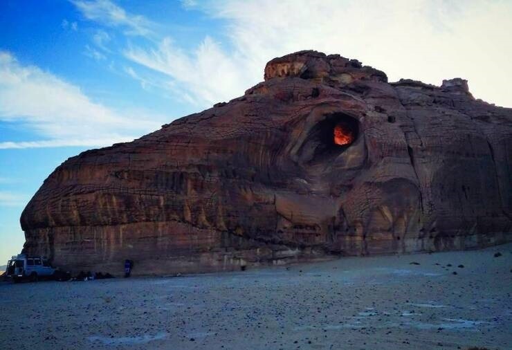 کوه سر اژدها در مصر(عکس)