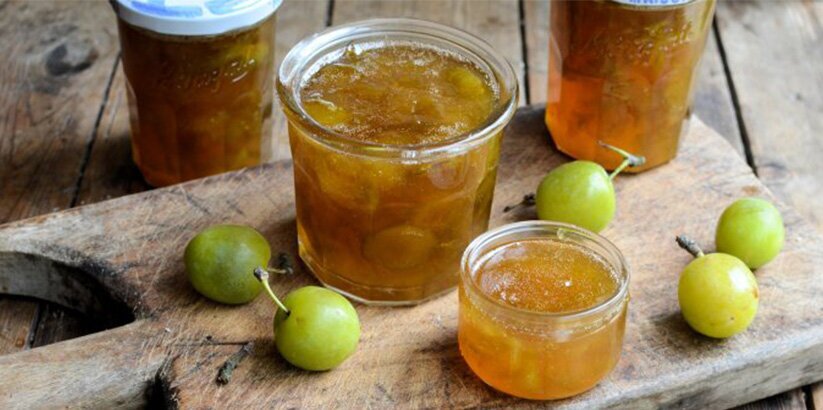 مربای گوجه سبز