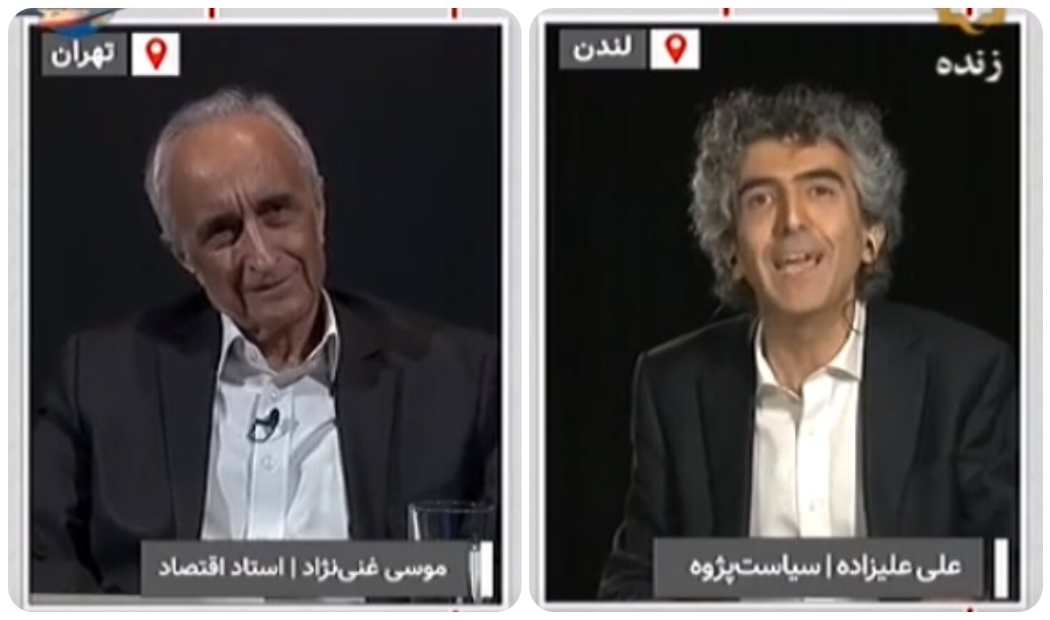 مناظره علیزاده و غنی نژاد