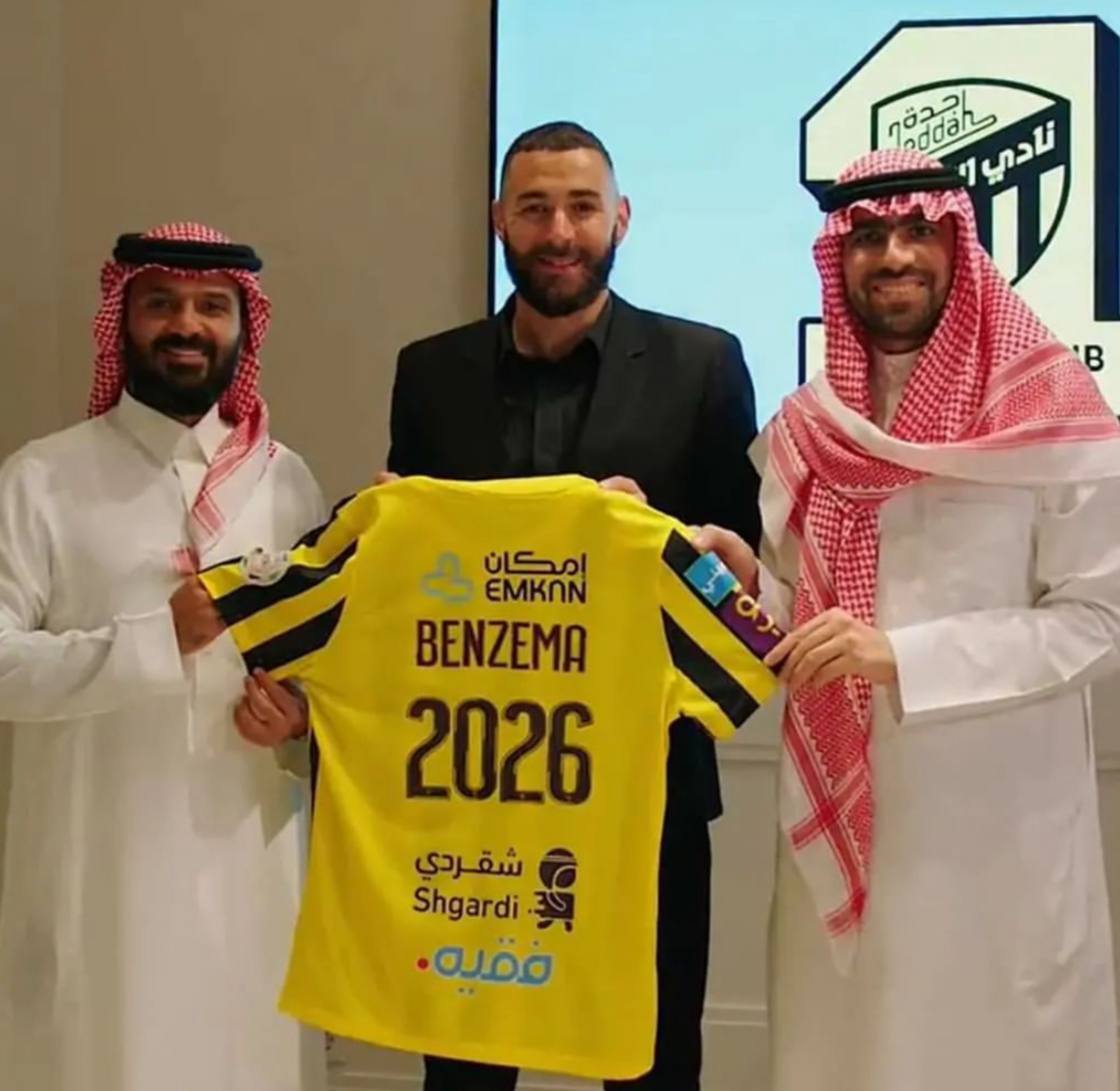 بنزما رسما به الاتحاد عربستان پیوست (+عکس)