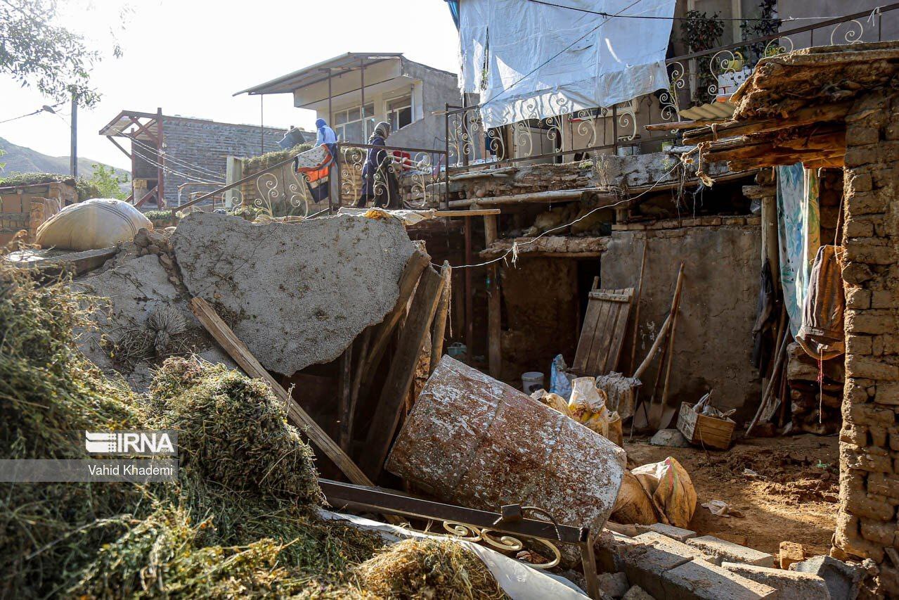 خسارت سیل در روستای استاد خراسان شمالی (عکس)