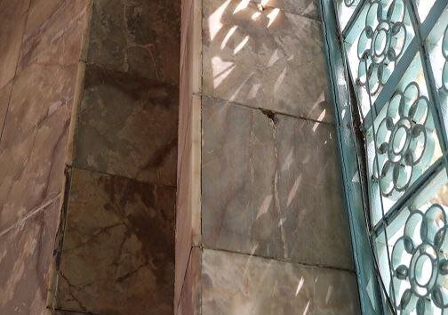 حوض ماهی آرامگاه سعدی خشک شد