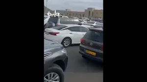 ازدحام در مرز امارات با عمان