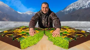 ساخت شکلات تخته‌ای غول‌پیکر در دبی