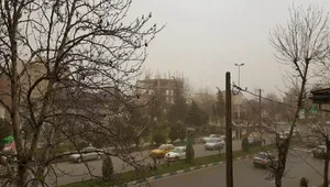 وزش باد شدید در تهران با سرعت ۶۰ کیلومتر در ساعت