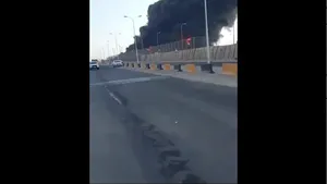 انفجار در میدان نفتی «الزبیر» در جنوب عراق (فیلم)