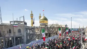 گزارش تصویری آیین روز جمهوری اسلامی در حسینیه اعظم زنجان