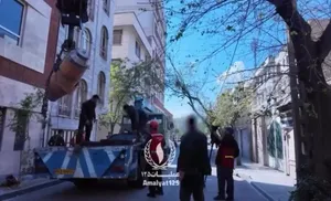 عملیات پرریسک برای انتقال موشک عمل نکرده در هجدم فروردین
