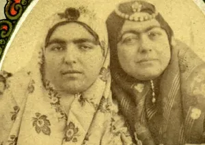 خدمتکاران خانۀ «عصمت‌الدوله» دختر ناصرالدین شاه (عکس)