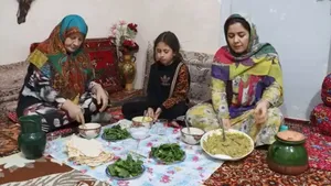 پخت آبگوشت سنتی بدون رب گوجه و با کلم قمری