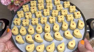 طرز تهیه شیرینی نخودچی خانگی بدون فر و همزن