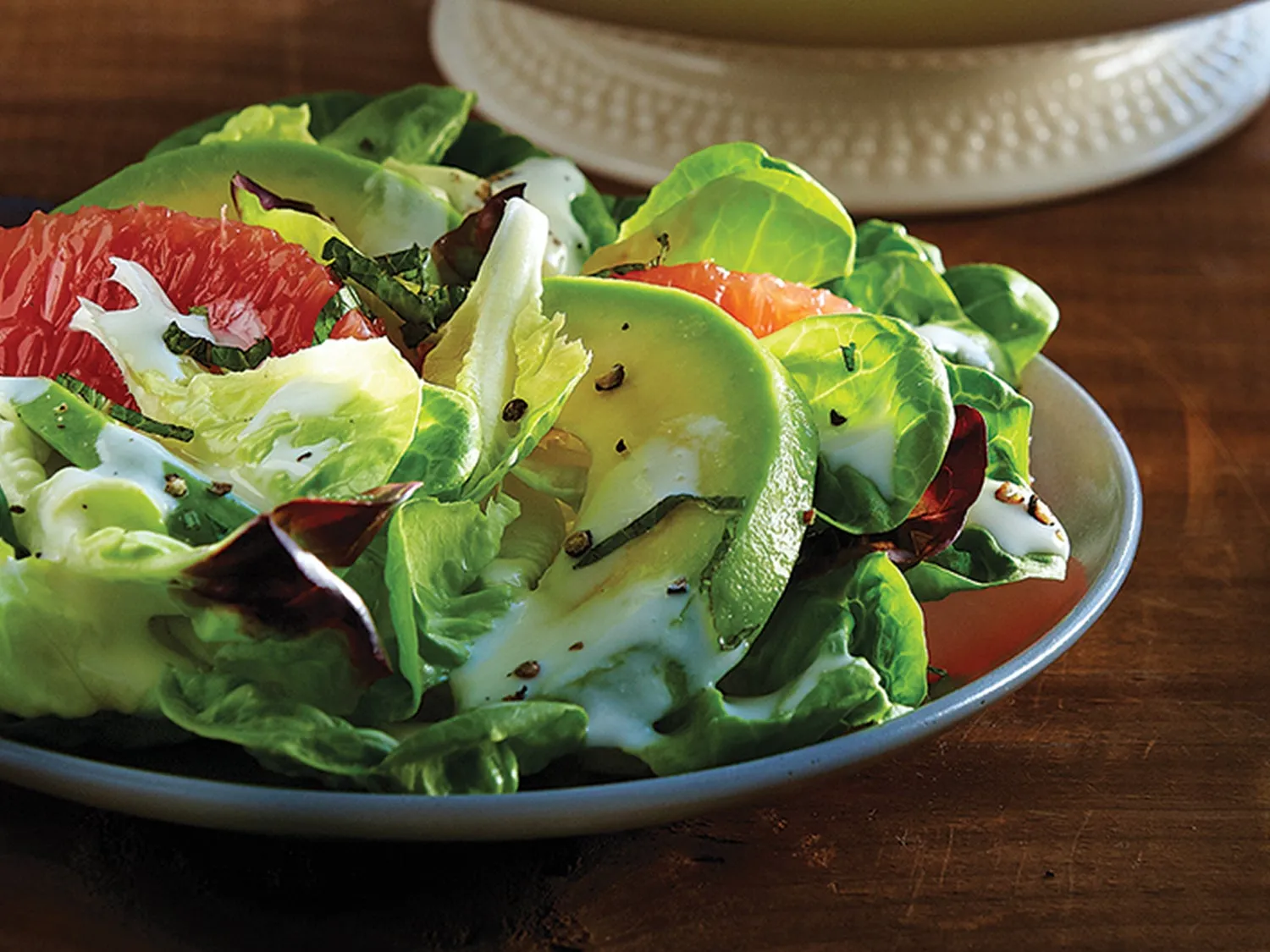 سالاد ماست و کاهو