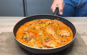 طرز تهیه خوراک مرغ مجارستانی توسط آشپز مشهور ایتالیایی