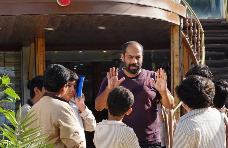 علی ملاقلی‌پور فیلمساز در پشت صحنه