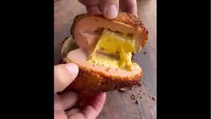 سوسیس شکم پر با یک دستور ساده و محبوب