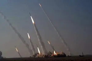 لحظه اصابت موشک حزب‌الله به هدف خود در اراضی اشغالی