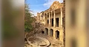 نجات بخشی خانه قاجاری امین‌لشگر در تهران (فیلم)