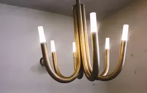 نحوه ساخت یک لوستر زیبا با استفاده از لوله پی وی سی در خانه