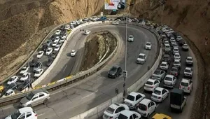 یک‌طرفه‌شدن جاده چالوس و آزادراه تهران ـ شمال از ساعت ۲۲ دوشنبه