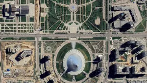 تصاویر هوایی از ساختار شهری آستانه؛ پایتخت مدرن و مهندسی‌شده قزاقستان