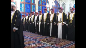 نماز عید فطر در مسقط پایتخت عمان با حضور سلطان هیثم