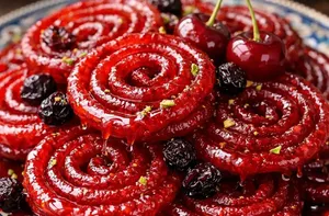 طرز تهیه زولبیا آلبالویی؛ متفاوت و خوشرنگ برای رمضان