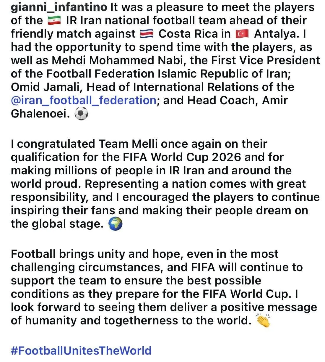 پست اینفانتینو