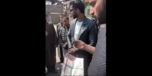 هدیه جوان هندی به مردم آسیب‌دیده جنگ در ایران