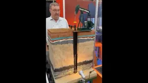 فرایند دیدنی استخراج نفت از اعماق زمین (فیلم)