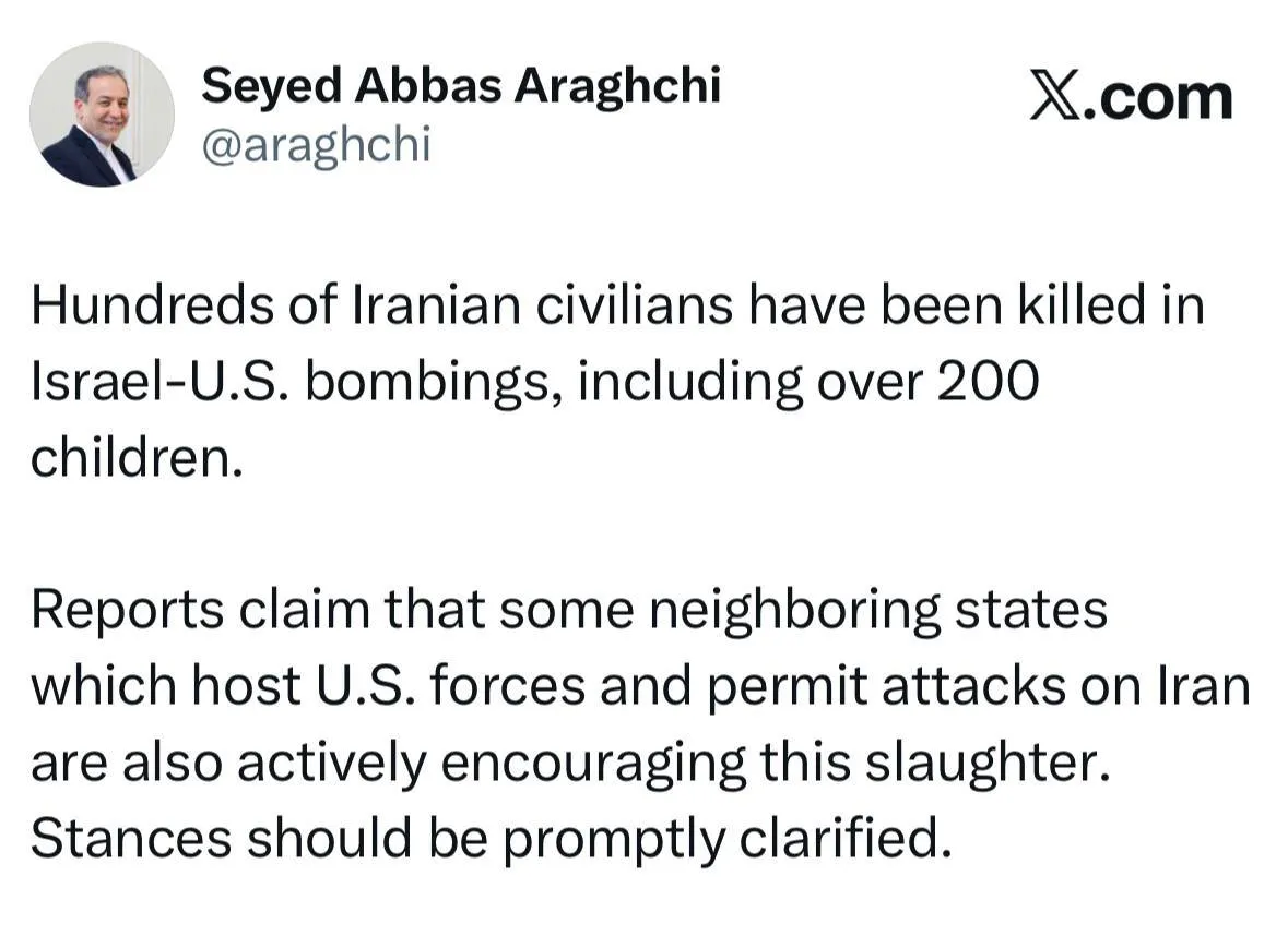 توئیت عراقچی