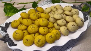 طرز تهیه شیرینی برنجی سنتی کرمانشاهی مخصوص عید با تمام نکات