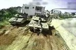 لحظه انهدام تانک مرکاوا در جنوب لبنان