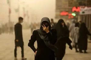 وضعیت آلودگی هوای تهران در پی حملات شب گذشته