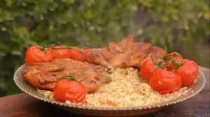 غذای محلی آذربایجان با مرغ به سبک روستایی