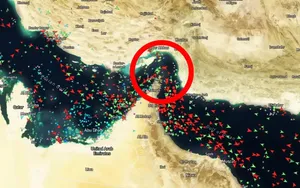 پخش زنده شبکه خبر از وضعیت کنونی تنگه هرمز