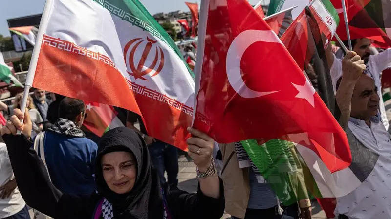 تظاهرات در ترکیه در اعتراض به حمله به ایران