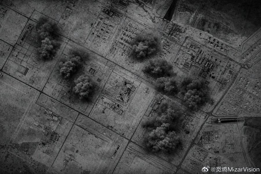 تصاویر ماهواره‌ای پالایشگاه راس لافان  قطر