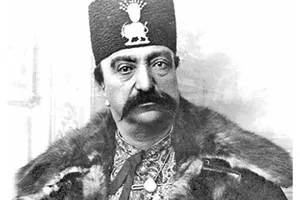 نقاشی ناصرالدین‌شاه از خودش در ایام ولیعهدی