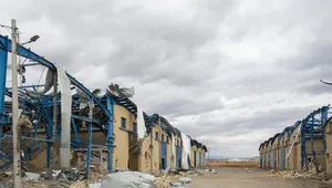 حمله هوایی به کارخانه موتورسیکلت‌سازی در اطراف قم (عکس)