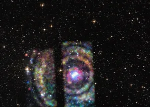 نگاهی به یکی از ماندگارترین تصاویر ناسا؛ حلقه‌های غول‌پیکر پرتو ایکس در راه شیری